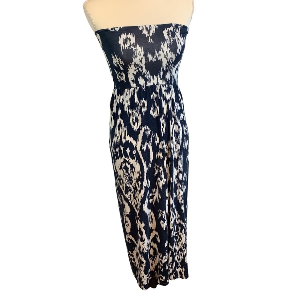 Strapless convertible dress maxi skirt